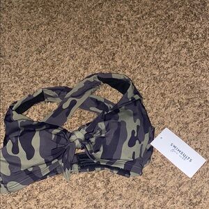 Swimsuits For All Camouflage Bikini Top